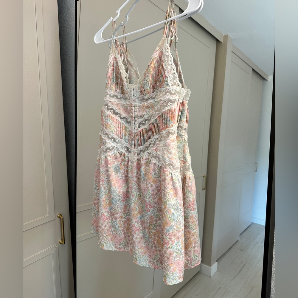 For Love And Lemons Pastel Floral Dress